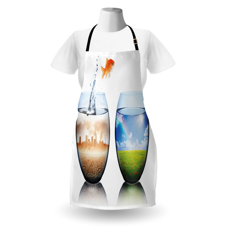 Global Warming Concept Apron