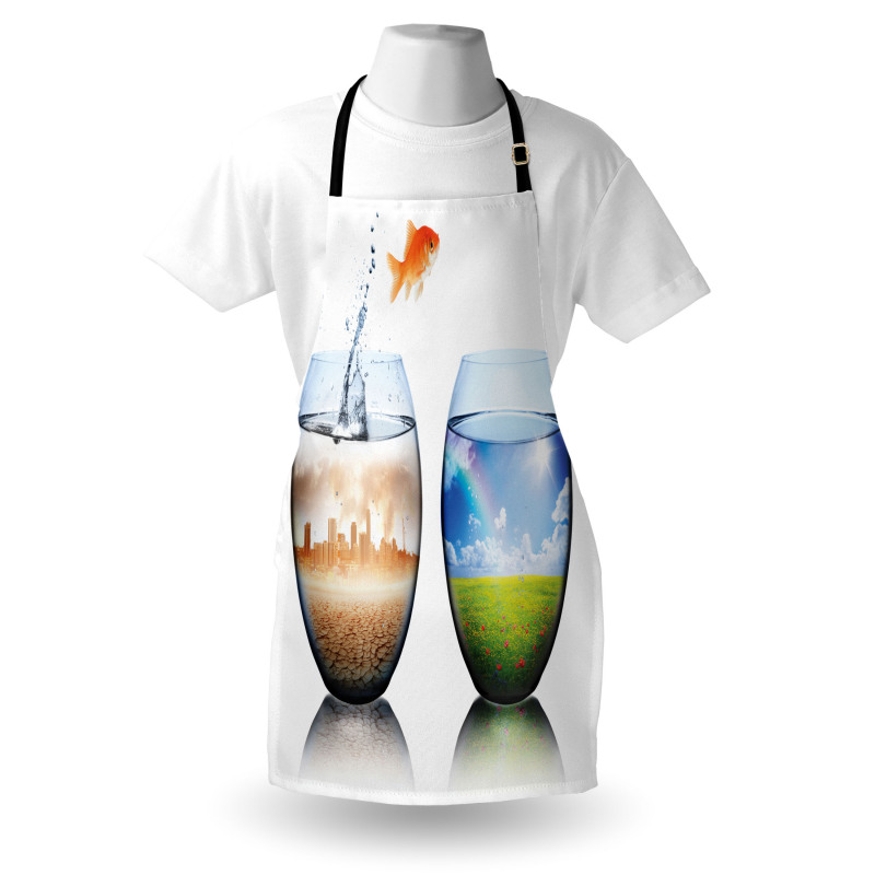 Global Warming Concept Apron