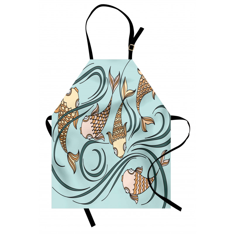 Floating Fish in the Sea Apron