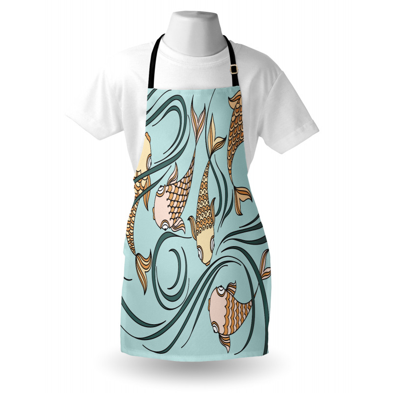 Floating Fish in the Sea Apron