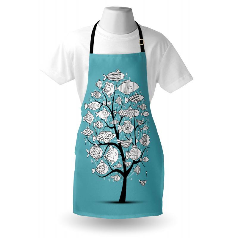 Fish Tree Concept Artwork Apron