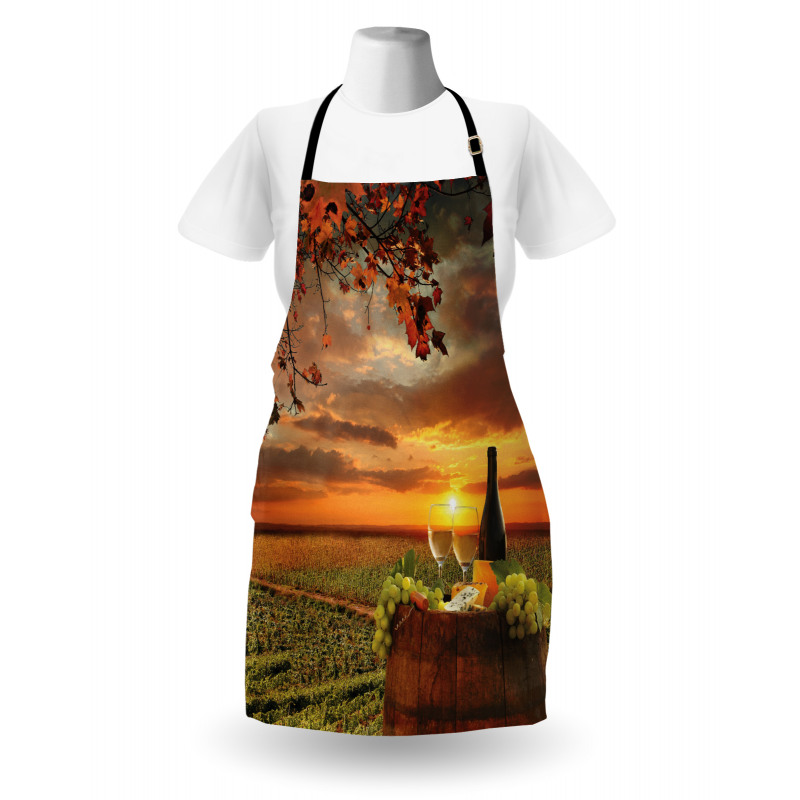 Tuscany Land Rural Field View Apron