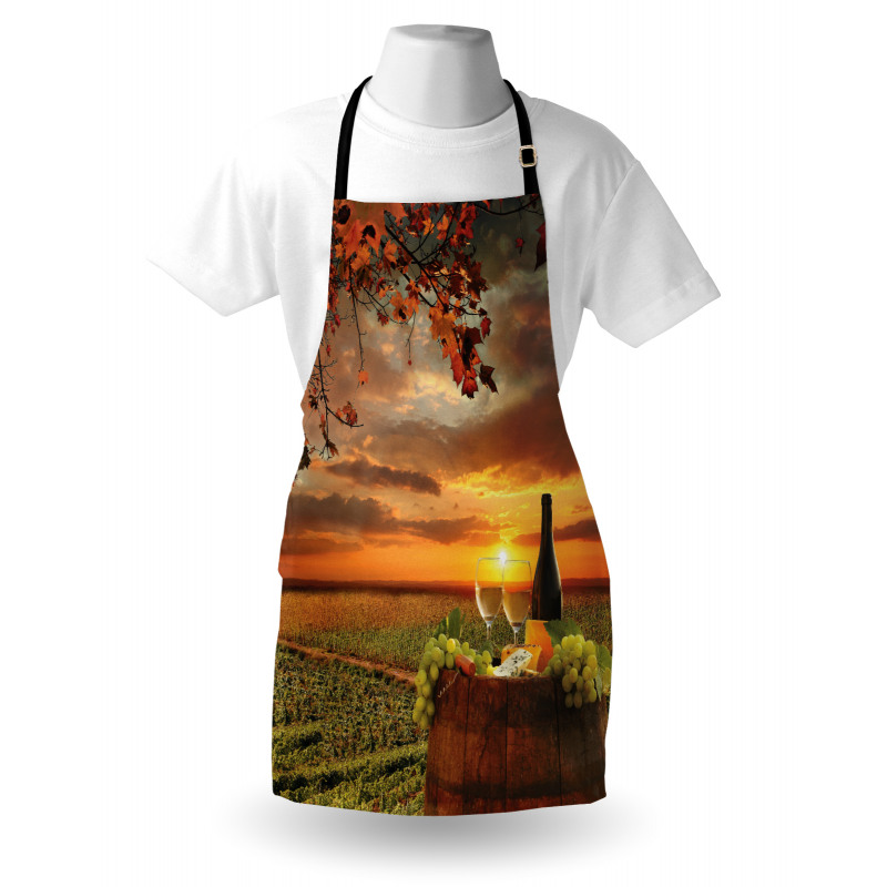 Tuscany Land Rural Field View Apron