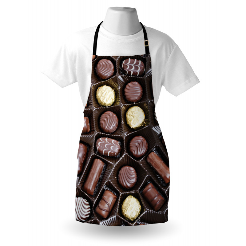 Yum Chocolate Box Image Apron