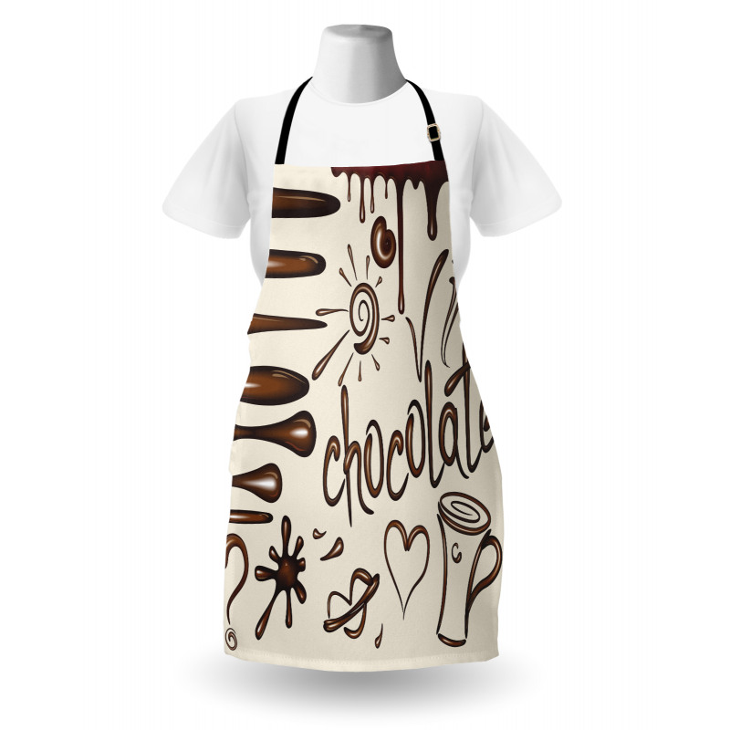 Coffee Cup Heart Lips Apron