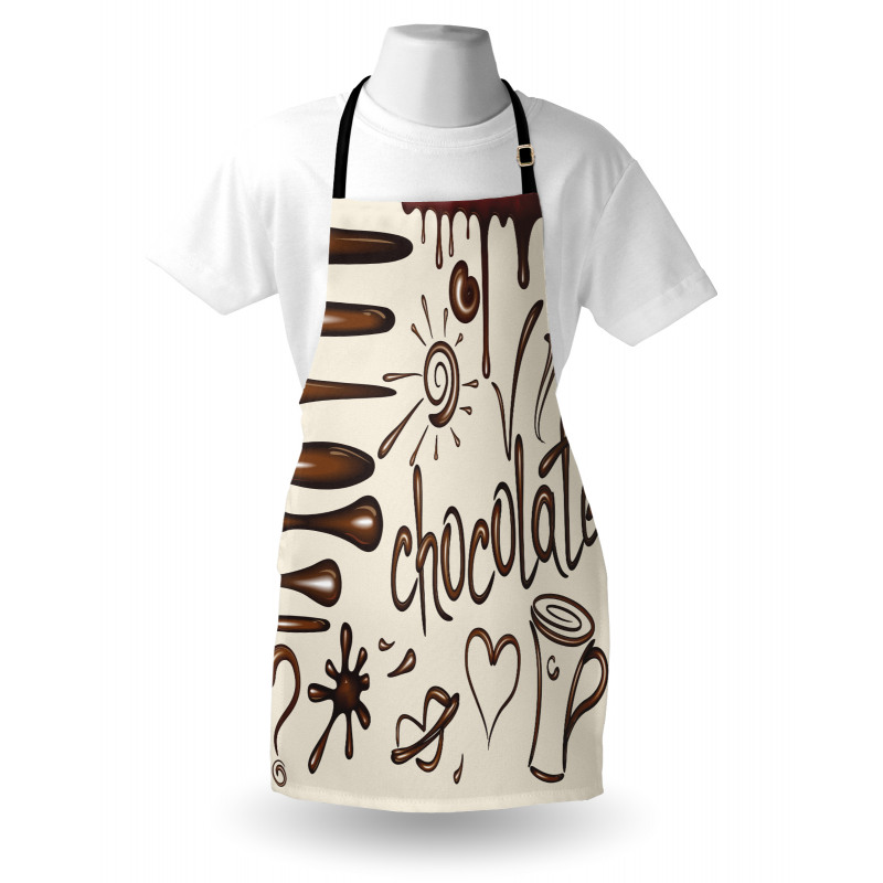 Coffee Cup Heart Lips Apron