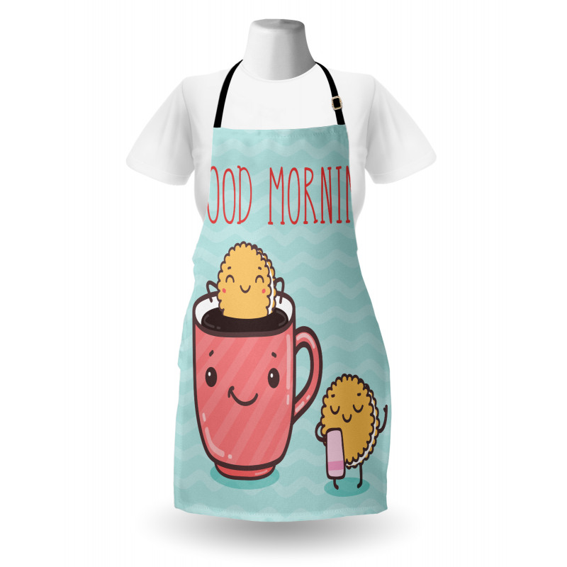 Happy Biscuits in Coffee Apron