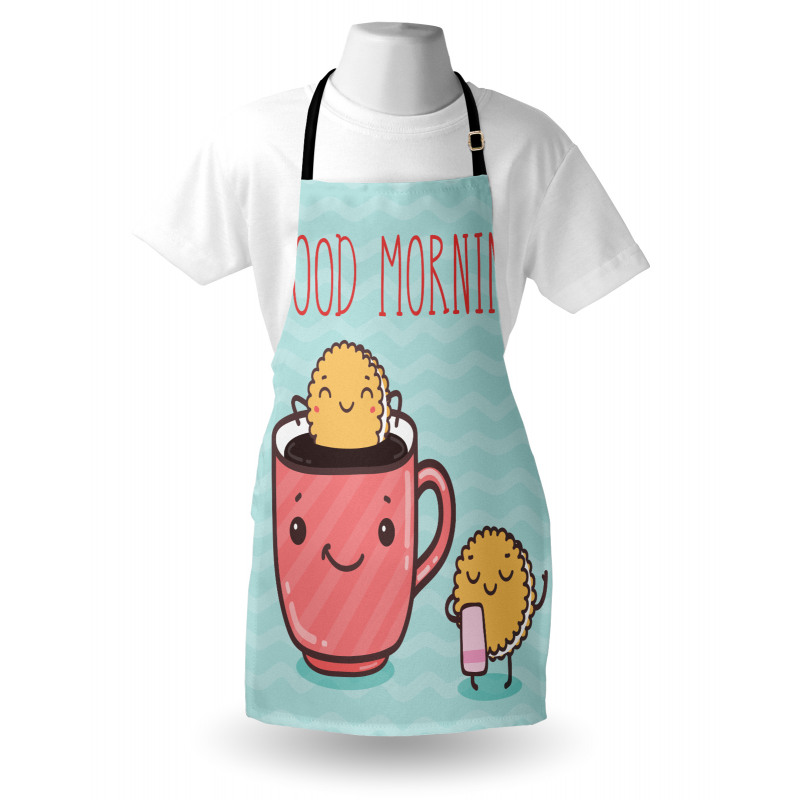 Happy Biscuits in Coffee Apron