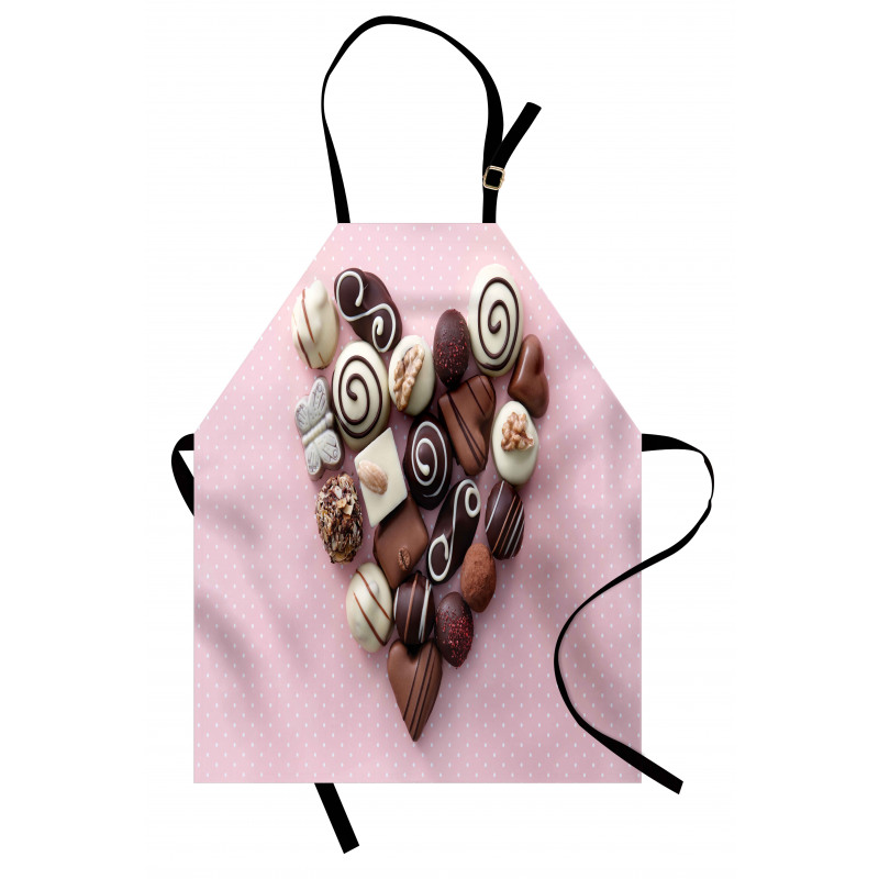 Candies in a Heart Shape Apron