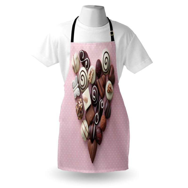 Candies in a Heart Shape Apron