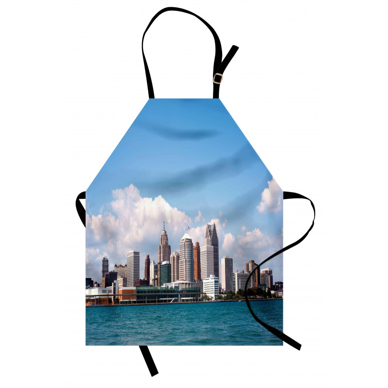 Downtown Detroit Skyline Apron