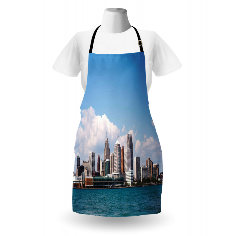 Downtown Detroit Skyline Apron