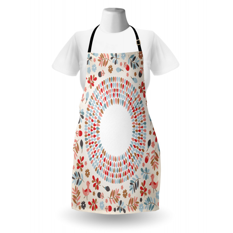 Botany and Birds Art Apron