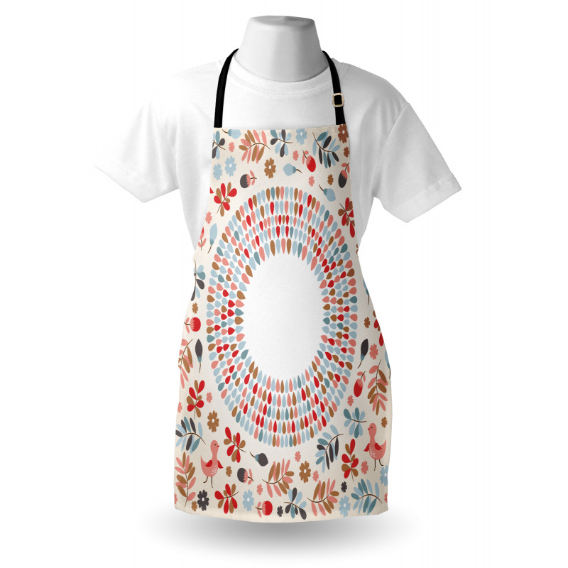 Botany and Birds Art Apron