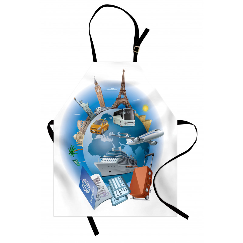 Business Travel Planet Earth Apron