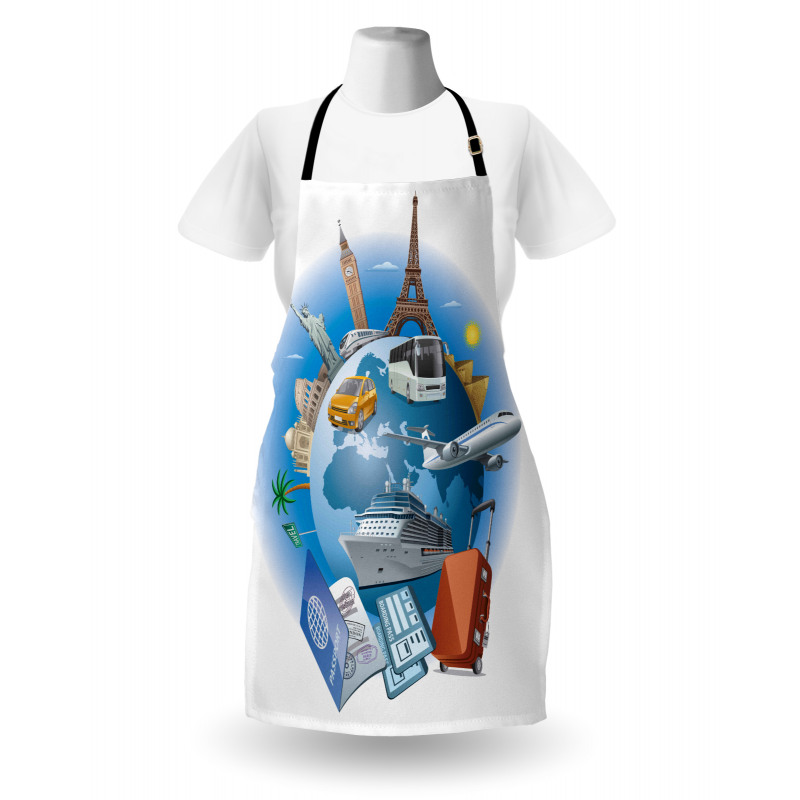 Business Travel Planet Earth Apron