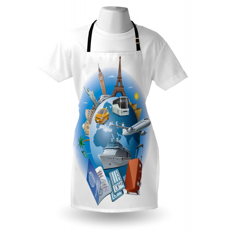 Business Travel Planet Earth Apron