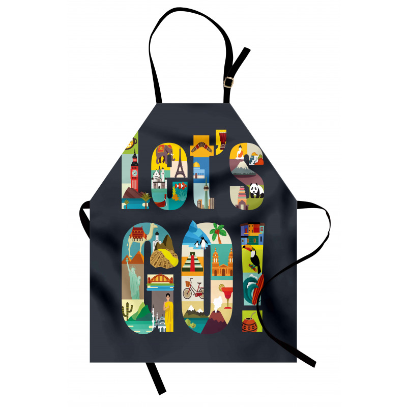 Lets Go Touristic Places Apron