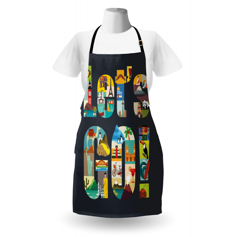 Lets Go Touristic Places Apron