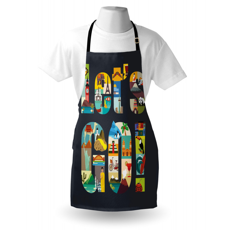 Lets Go Touristic Places Apron