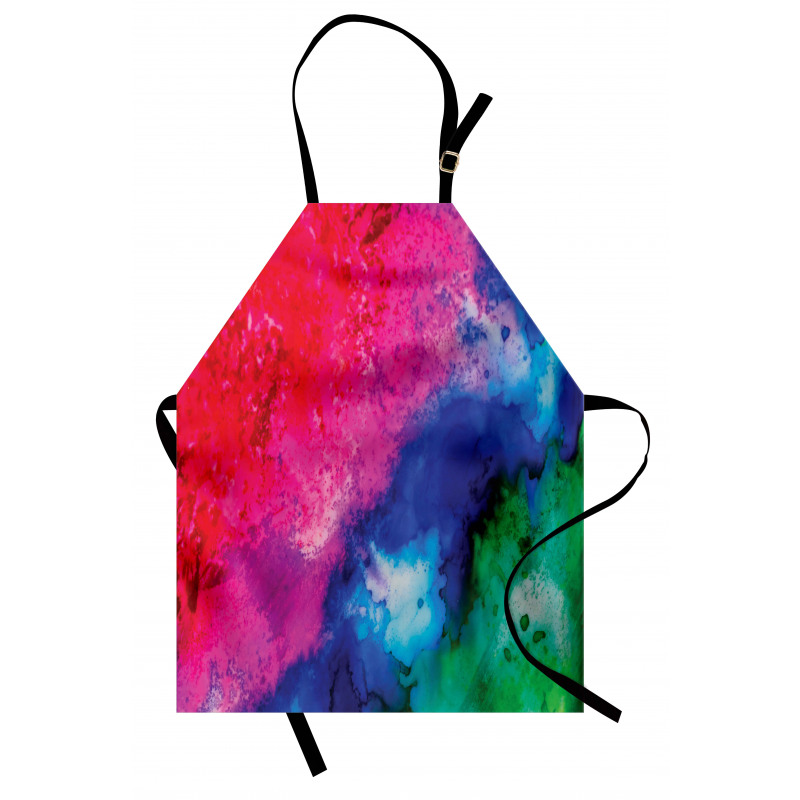 Aquarelle Colorful Artwork Apron