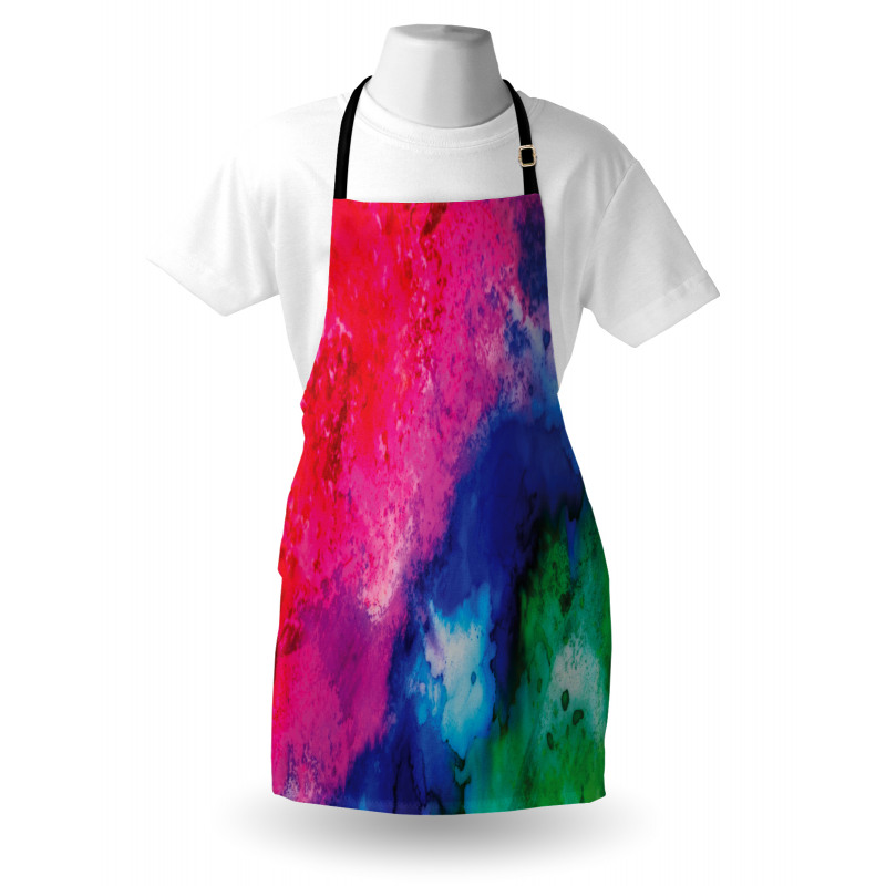 Aquarelle Colorful Artwork Apron