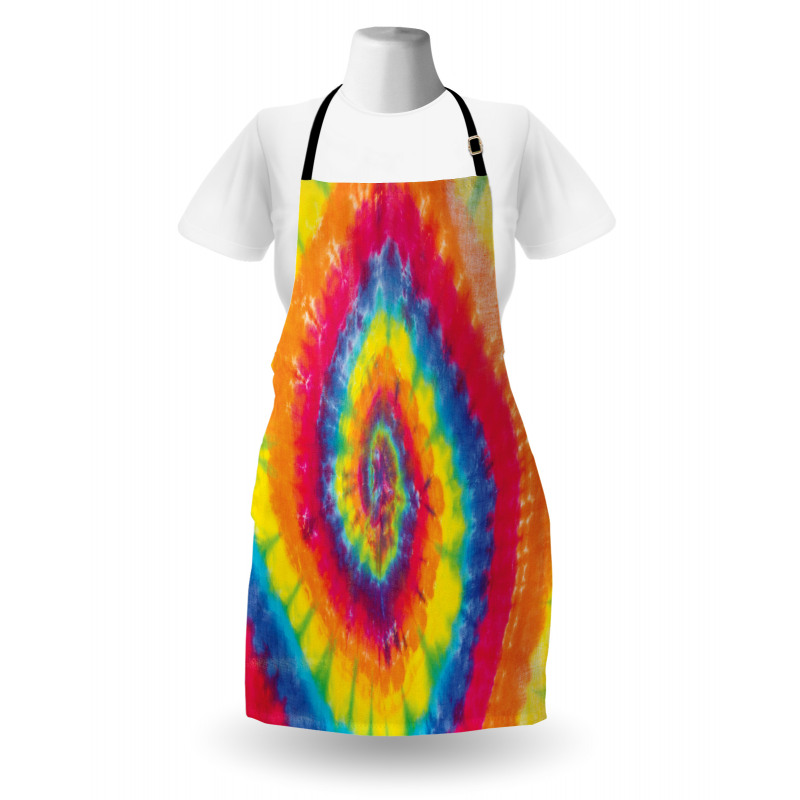 Abstract Colorful Batik Apron