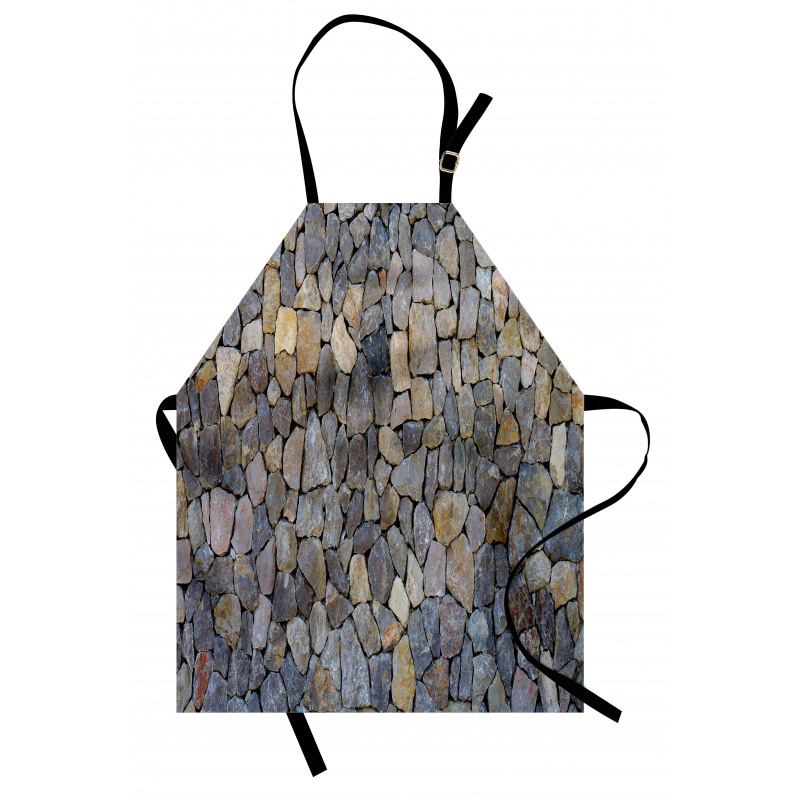 Grey and Beige Stones Apron