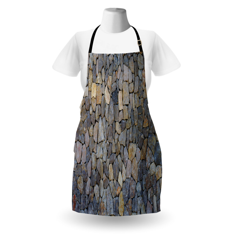 Grey and Beige Stones Apron