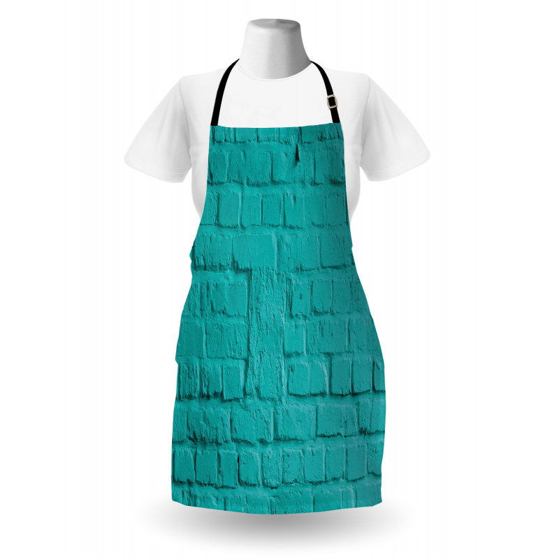 Turquoise Rough Wall Apron