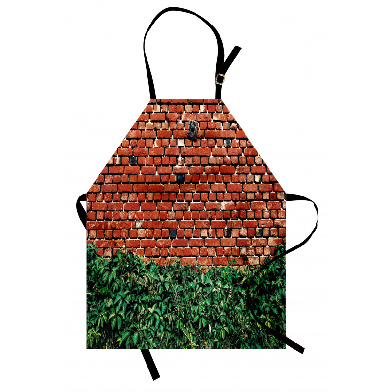 Wall with Green Leaves Apron