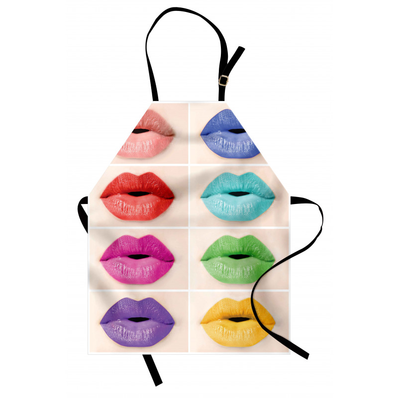 Several Color Lips Palette Apron