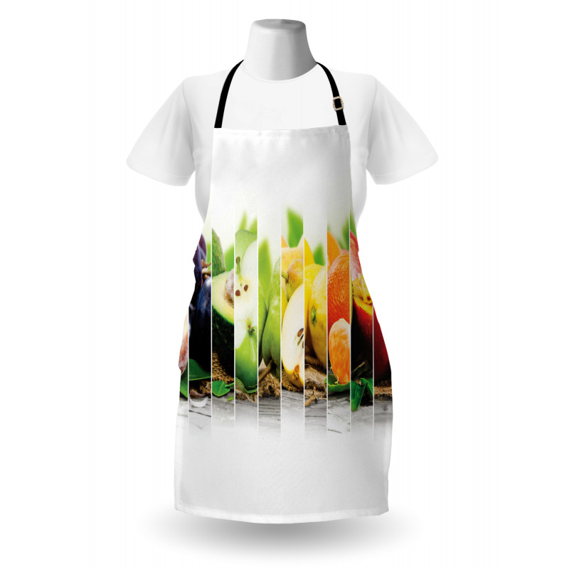 Colorful Juicy Fresh Fruits Apron