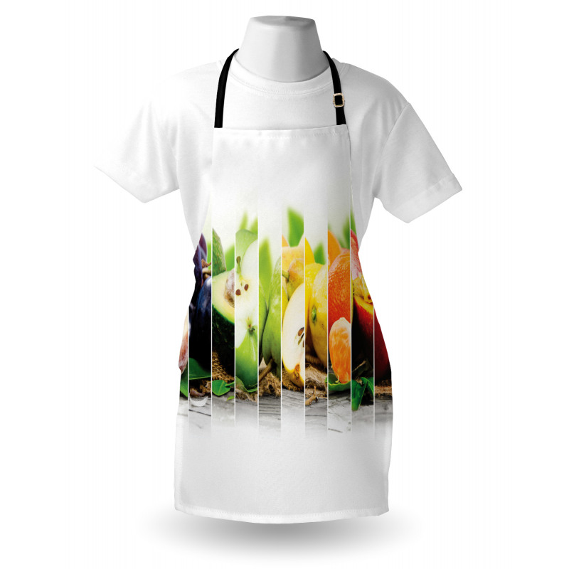 Colorful Juicy Fresh Fruits Apron