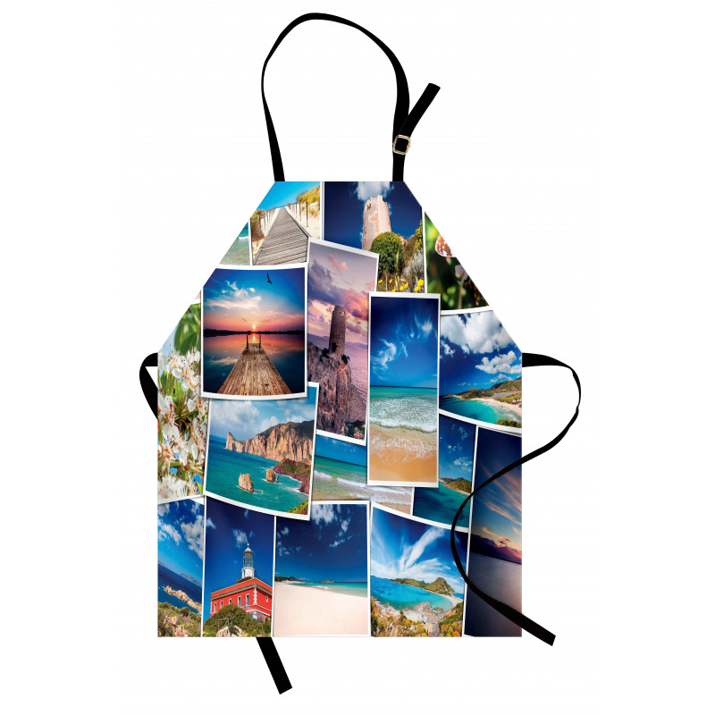 Tropical Holiday Polaroids Apron