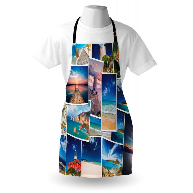 Tropical Holiday Polaroids Apron