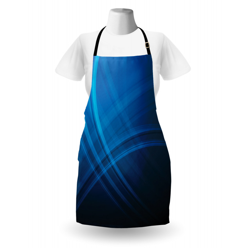 Ombre Style Abstract Backdrop Apron