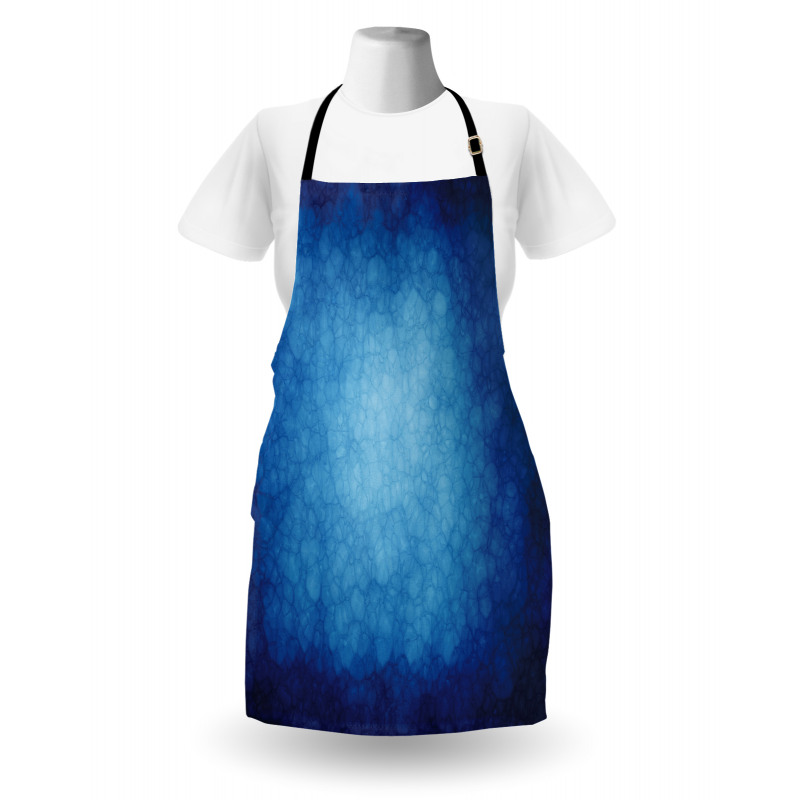 Grunge Monochrome Centered Apron