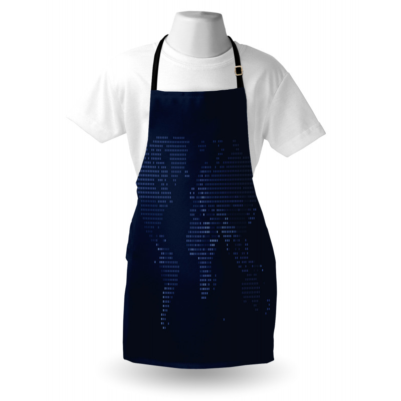 Modern World Web Dots Apron