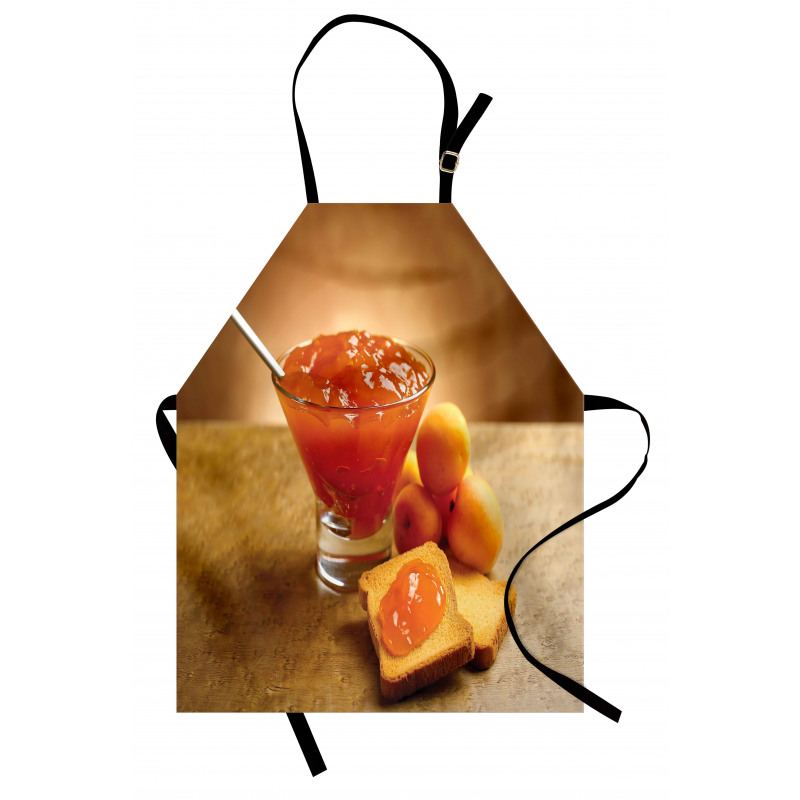 Juicy Apricot Jam and Bread Apron