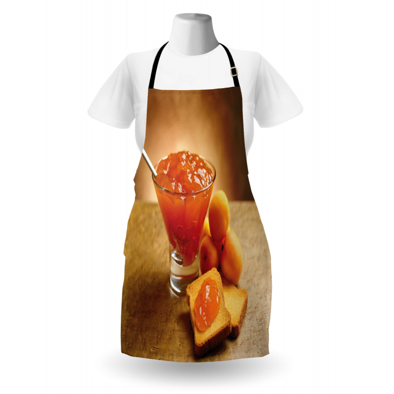 Juicy Apricot Jam and Bread Apron