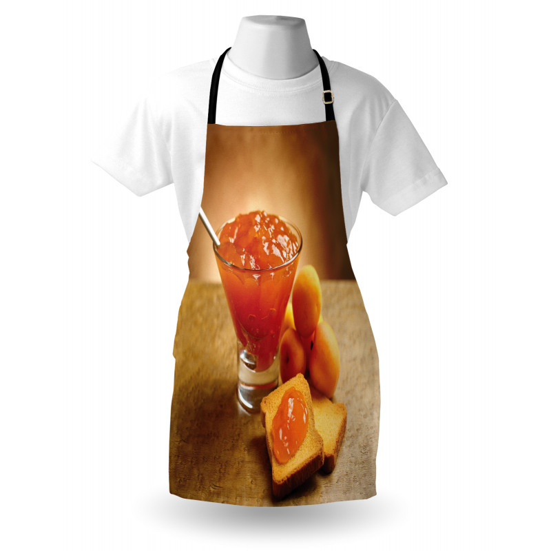 Juicy Apricot Jam and Bread Apron