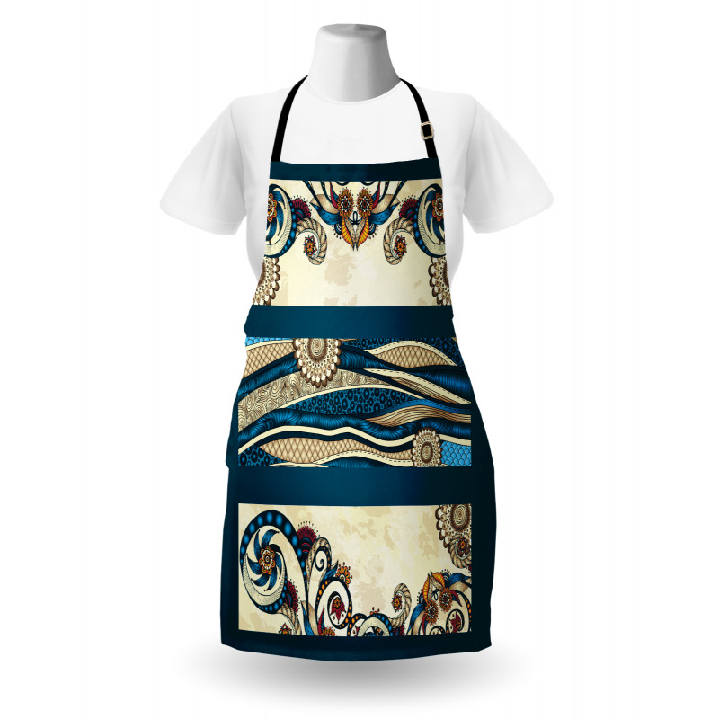 Antique Classic Floral Lines Apron