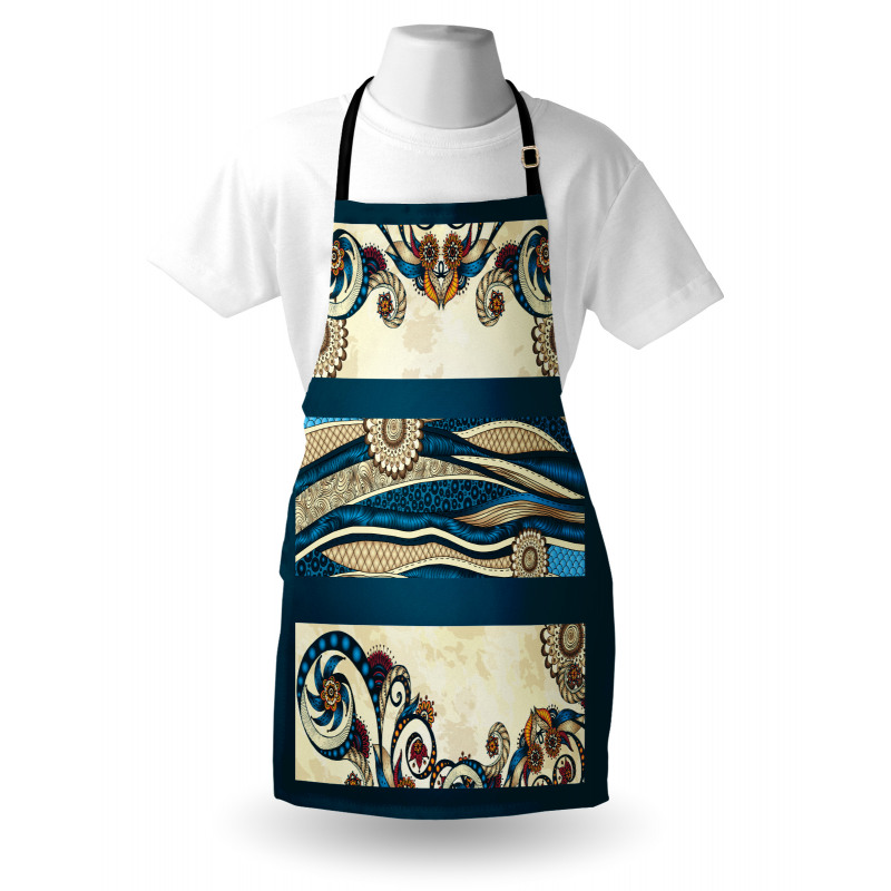 Antique Classic Floral Lines Apron