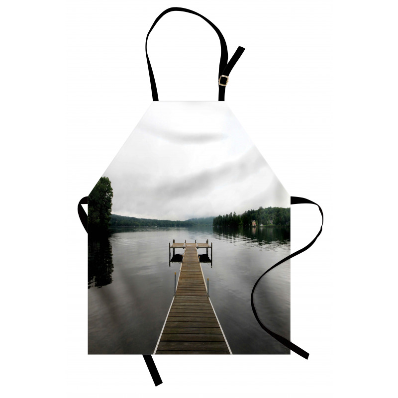 Calm Water Overcast Weather Apron