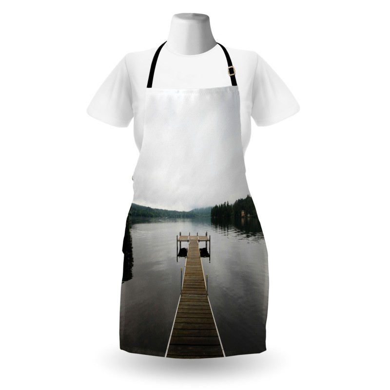 Calm Water Overcast Weather Apron