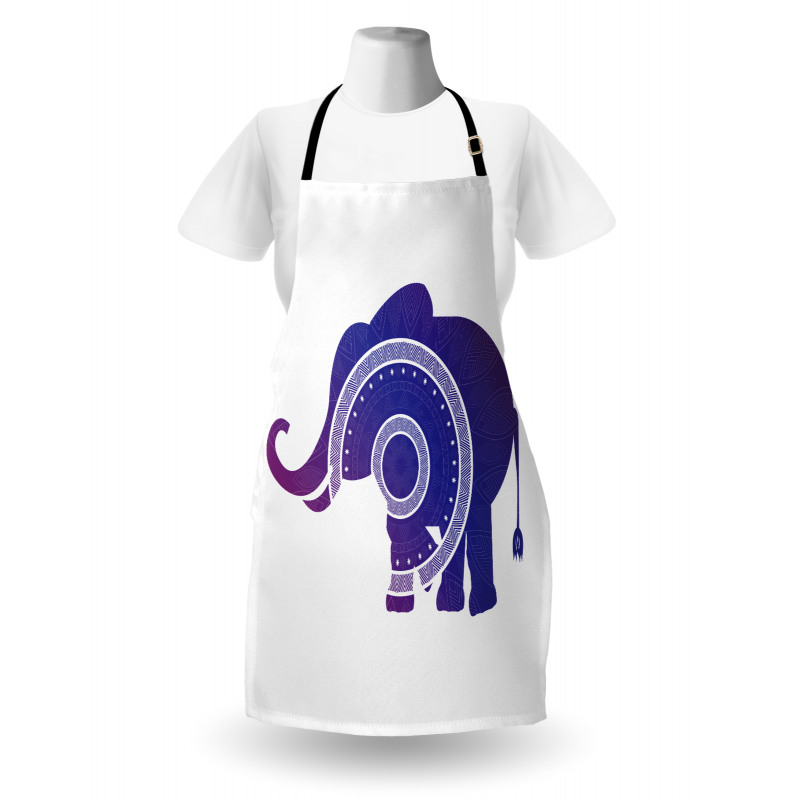 Elephant Calf Mandala Apron