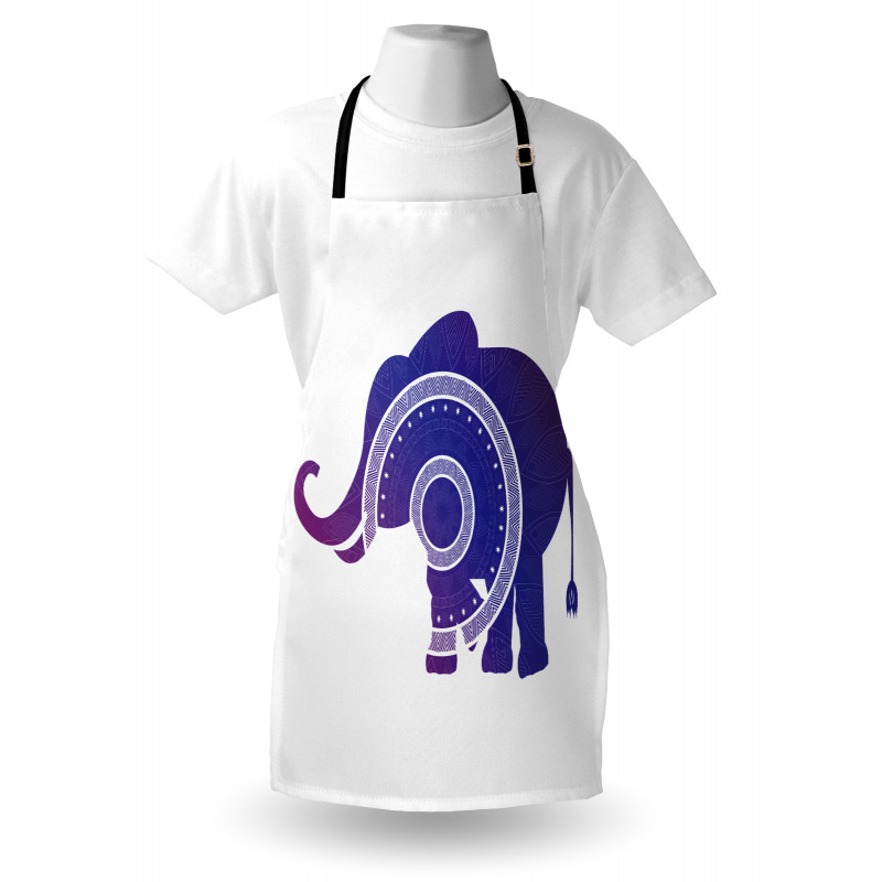 Elephant Calf Mandala Apron