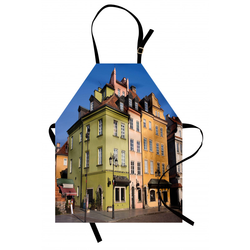 Poland Old Town Houses Scene Apron