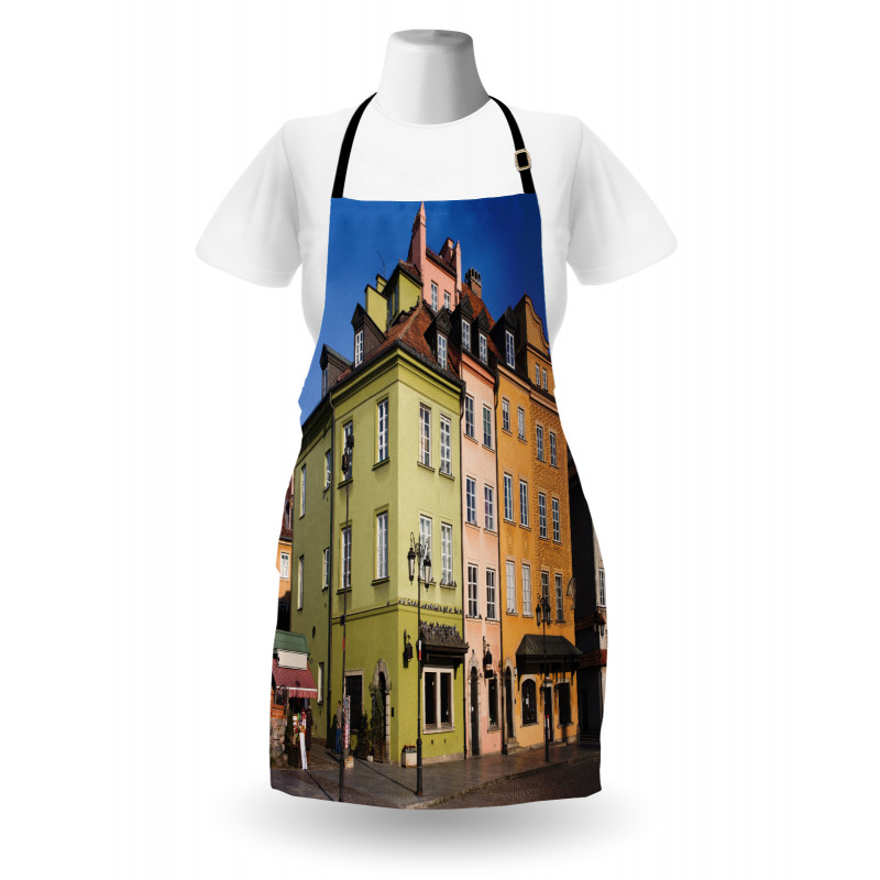 Poland Old Town Houses Scene Apron